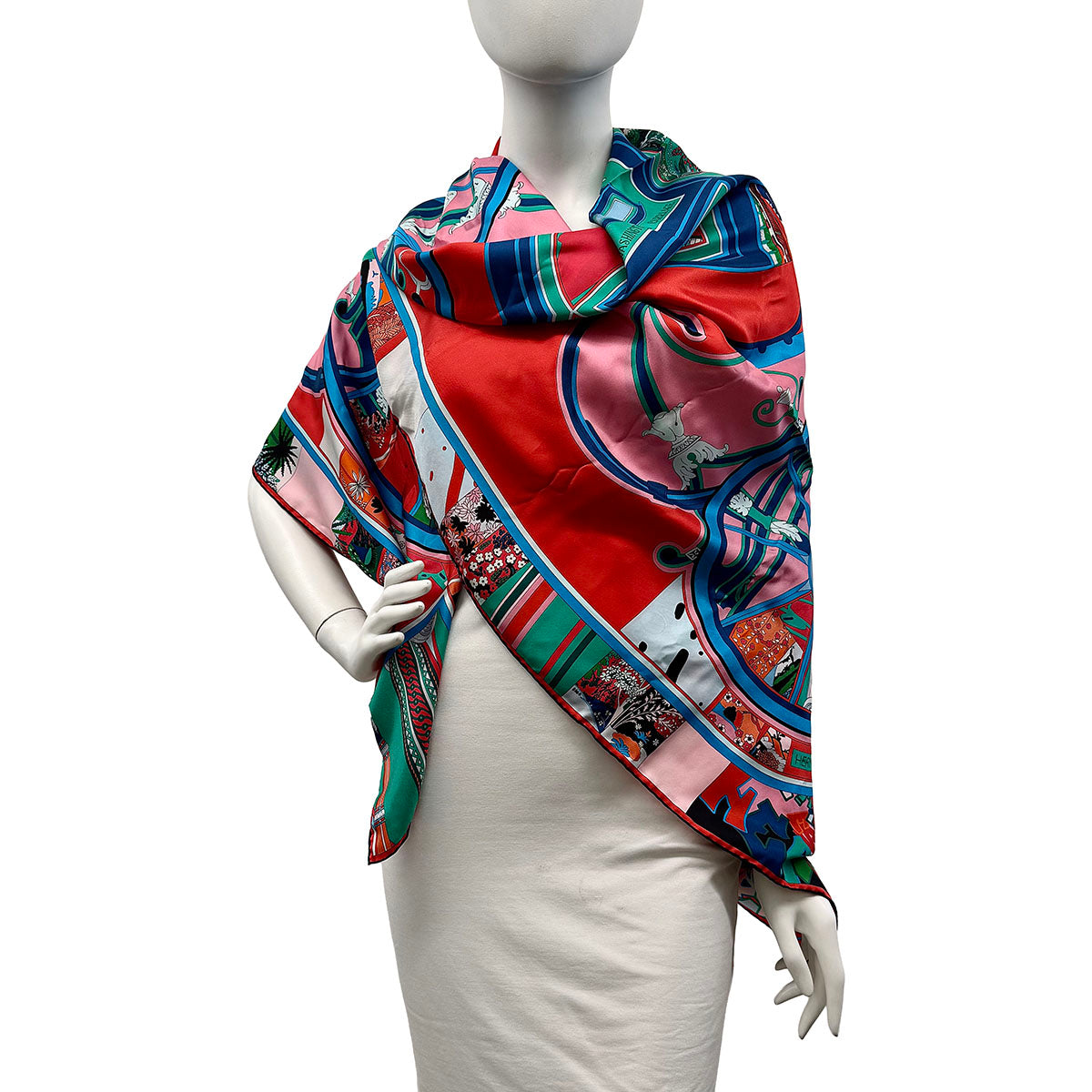 Hermes "Washington Carriage" Shawl