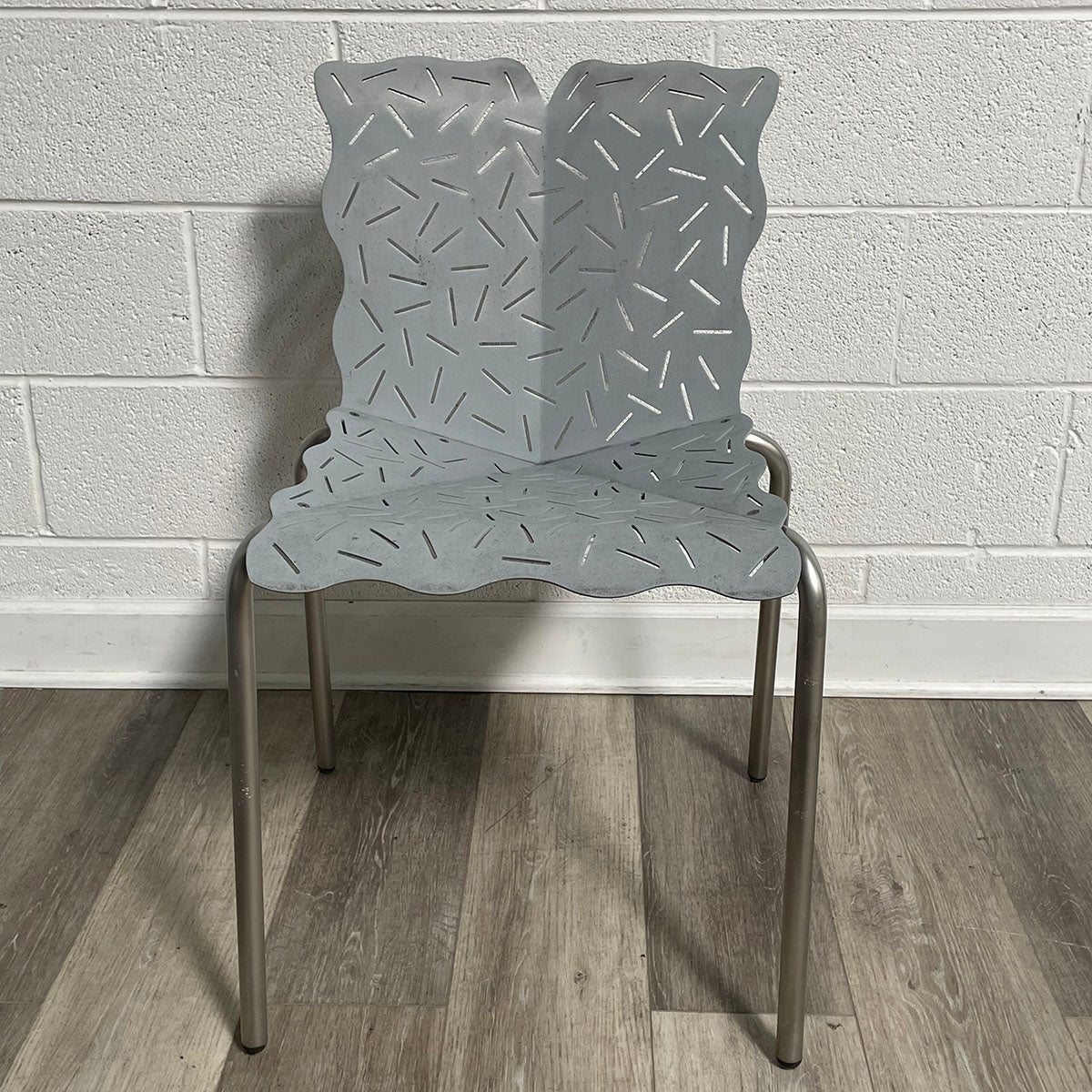 Pair Of Metal Outdoor/Indoor Chairs