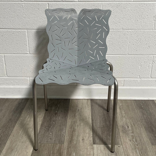 Pair Of Metal Outdoor/Indoor Chairs