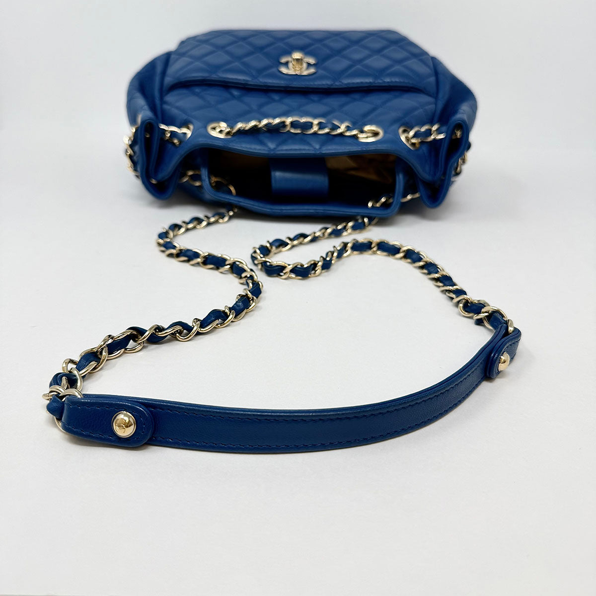 Chanel Drawstring Chain Tote