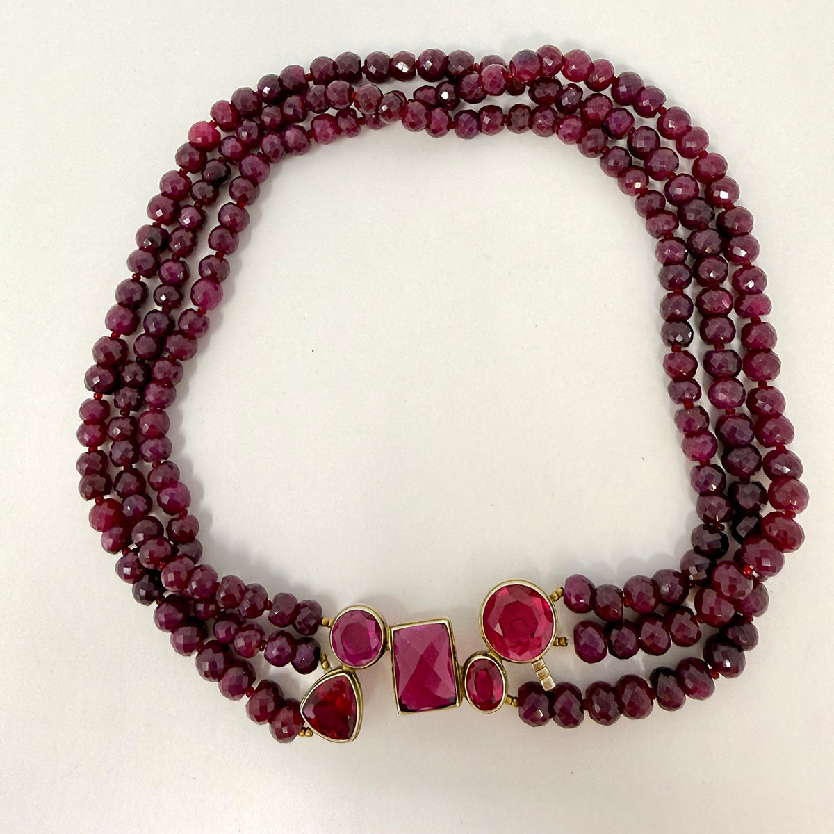 Multi-Strand Semi-Precious Necklace