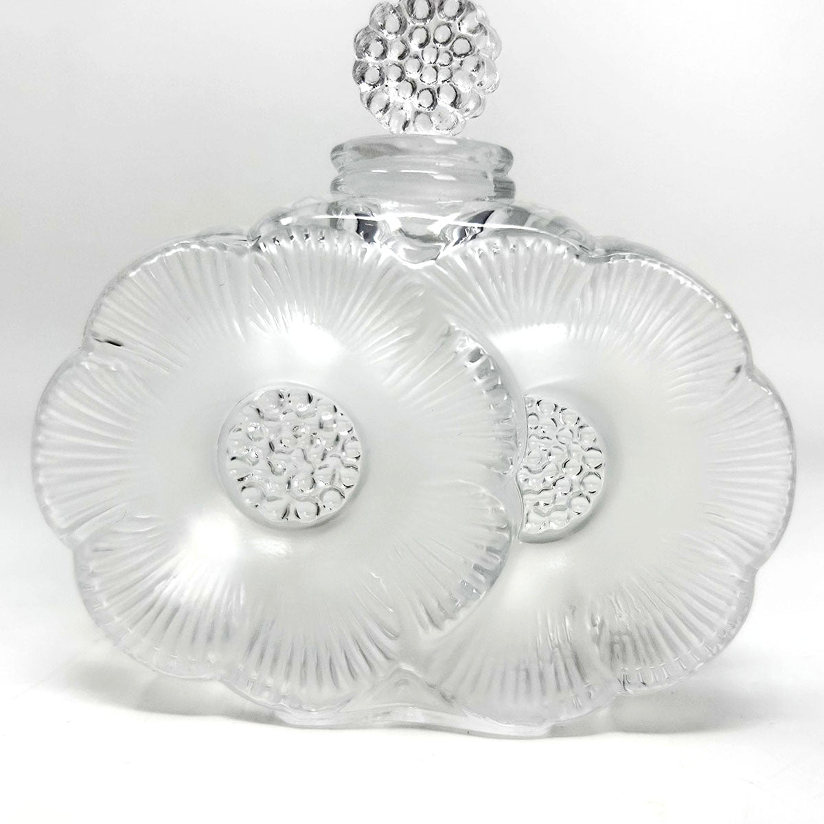 Lalique Deux Fleurs Perfume Bottle w Stopper