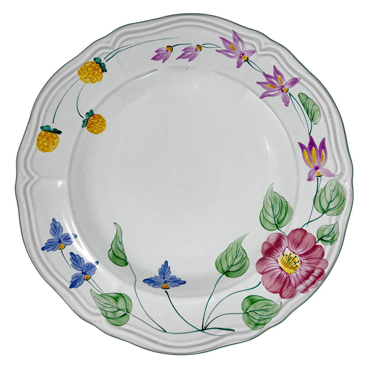 63 Pcs: 10 6 Pc Place Settings of Wildflower Dshwre + Coffee Pot, Cream & Sugar