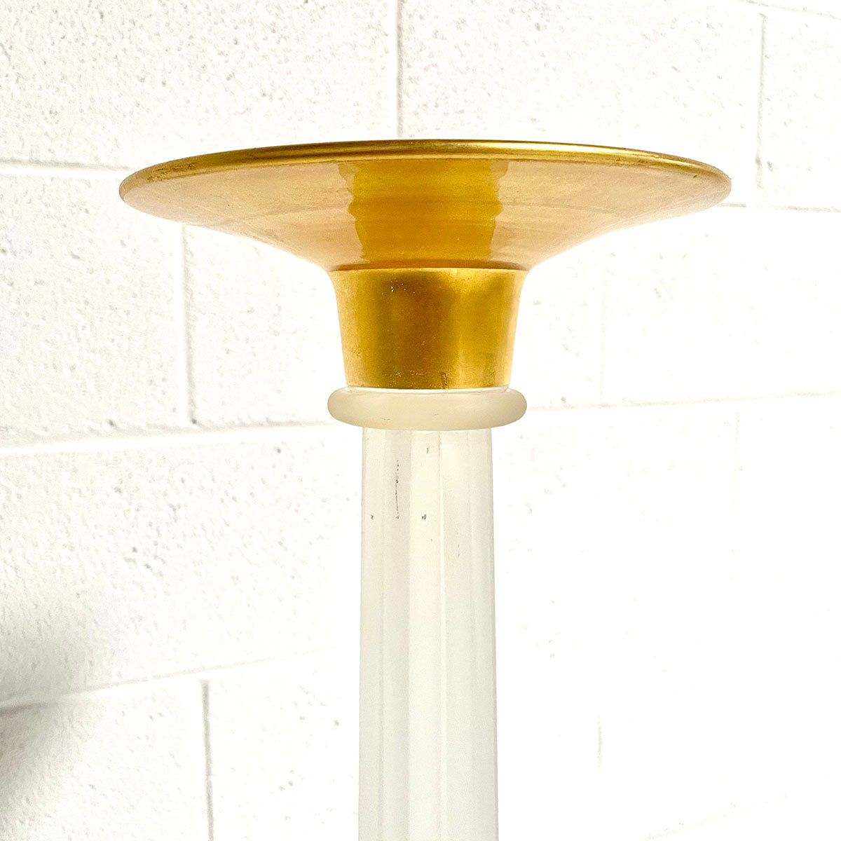 Set of 3 Murano Glass Candle Holders