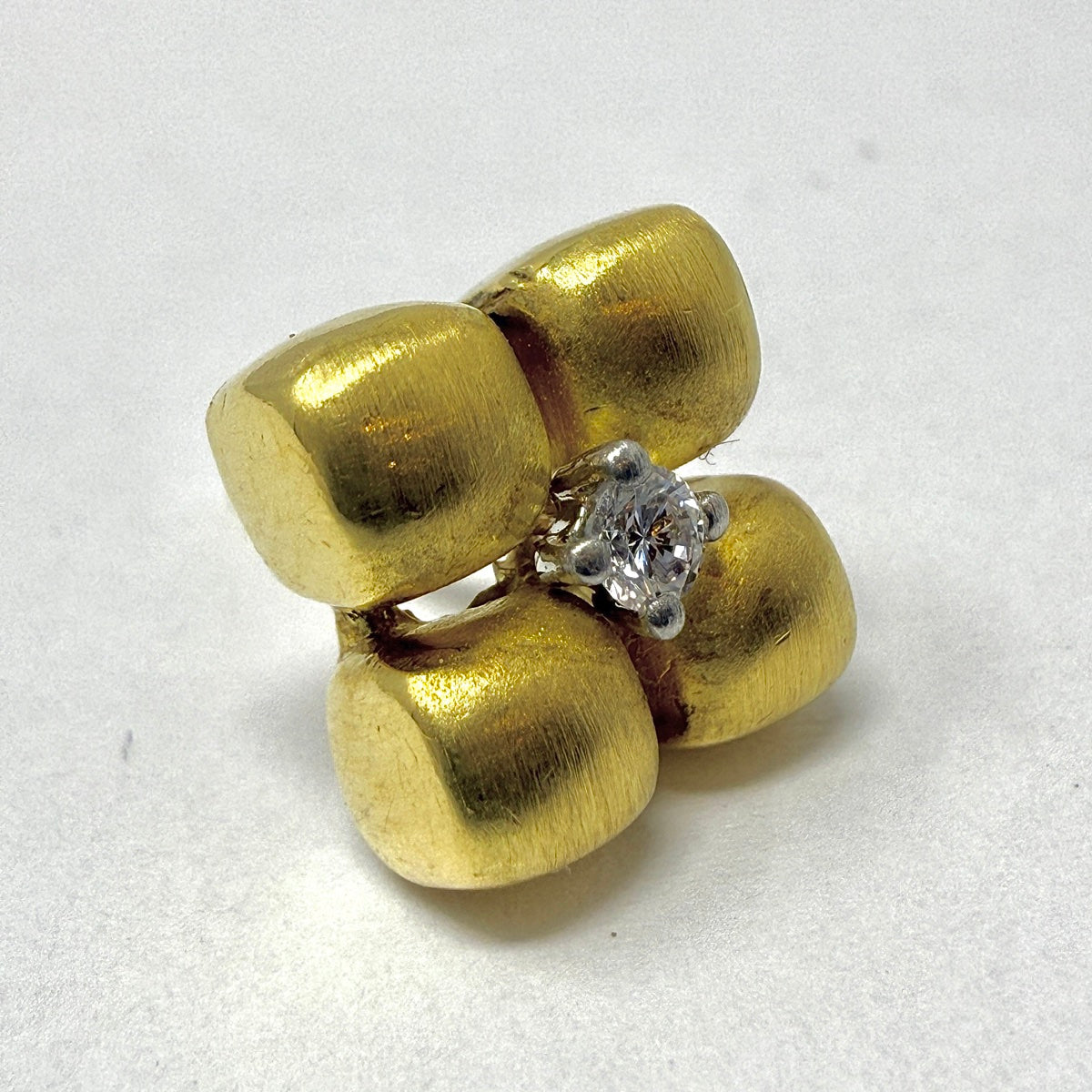 M. Stowe 2 Diamond Stud Earrings