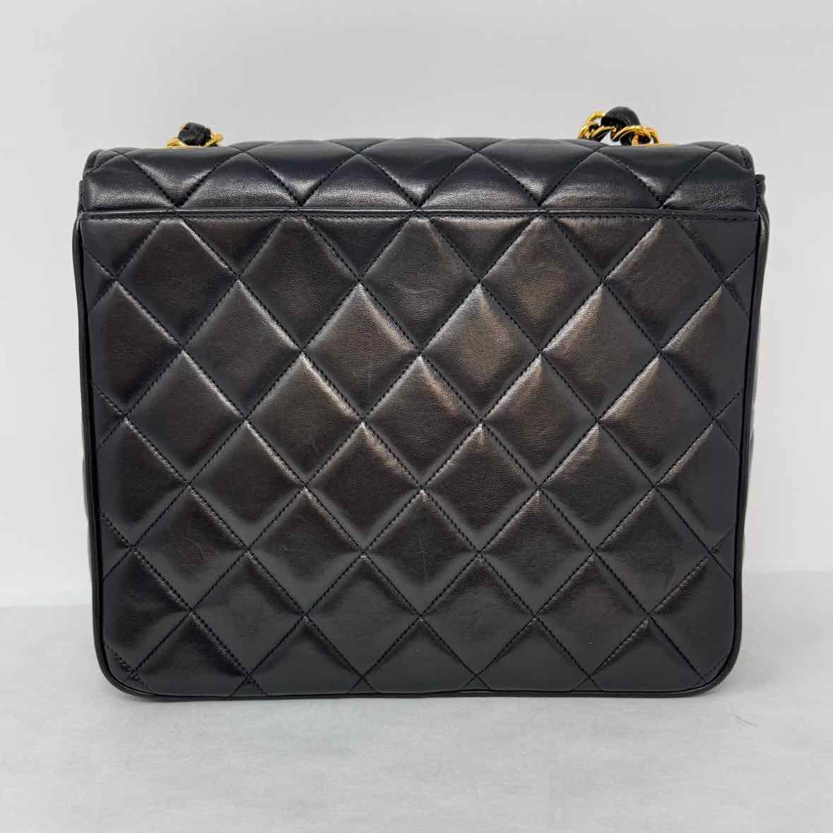 Chanel Vintage Jumbo Square Flap Shoulder Bag