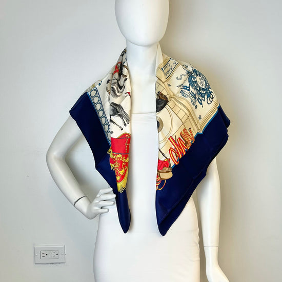 Hermes "Real Escuela Andaluza del Arte Equestre" Silk Scarf