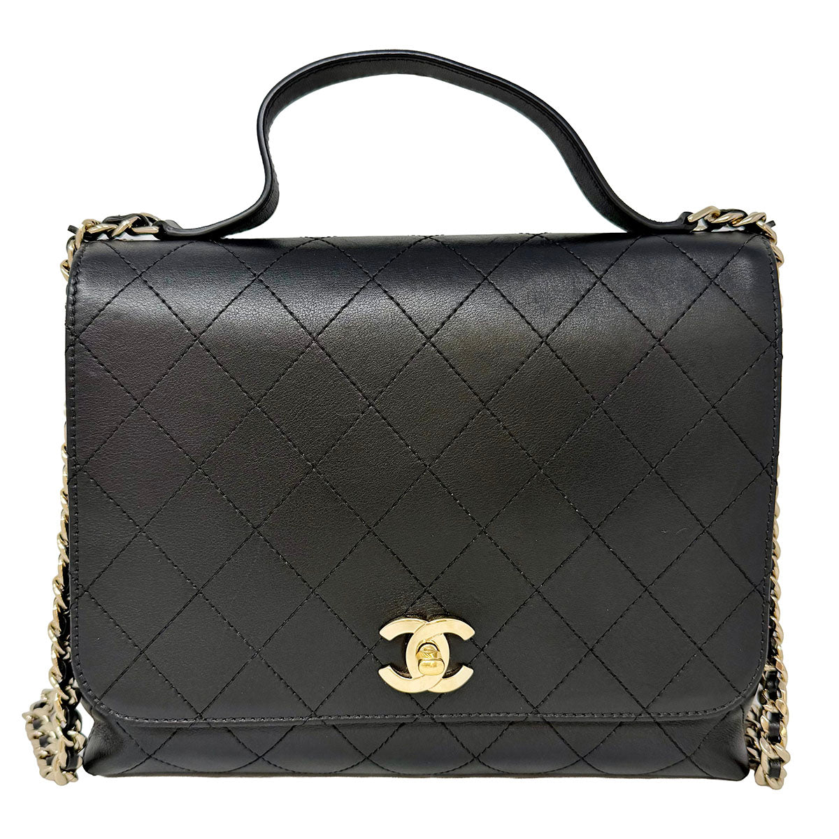 Chanel Quilted Handle Bag