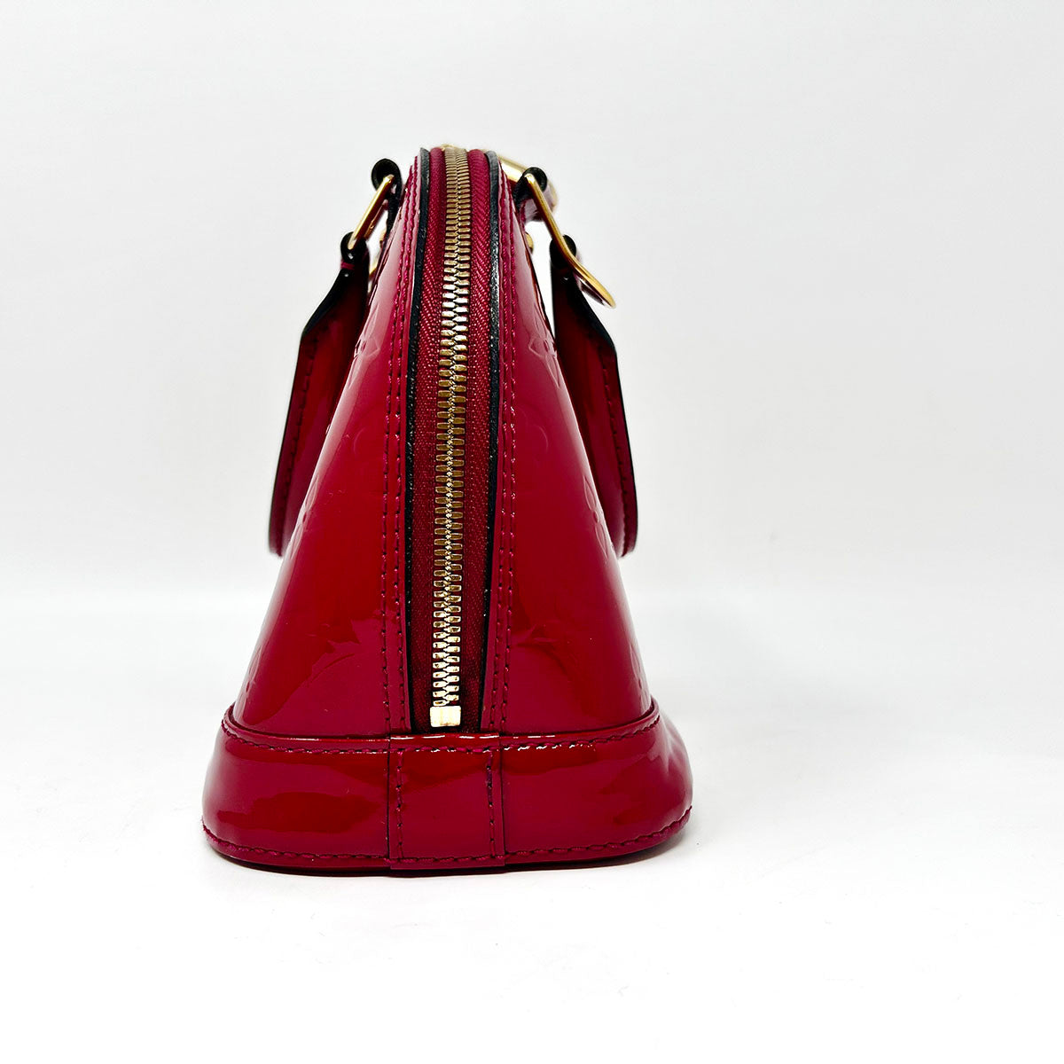 Louis Vuitton 2013 Monogram Vernis Alma BB Handle Bag