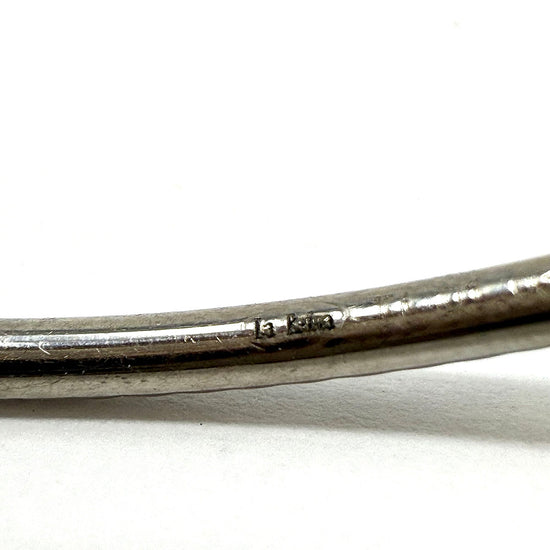 Titanium Bangle Bracelet with 150 Full Cut Diamonds
