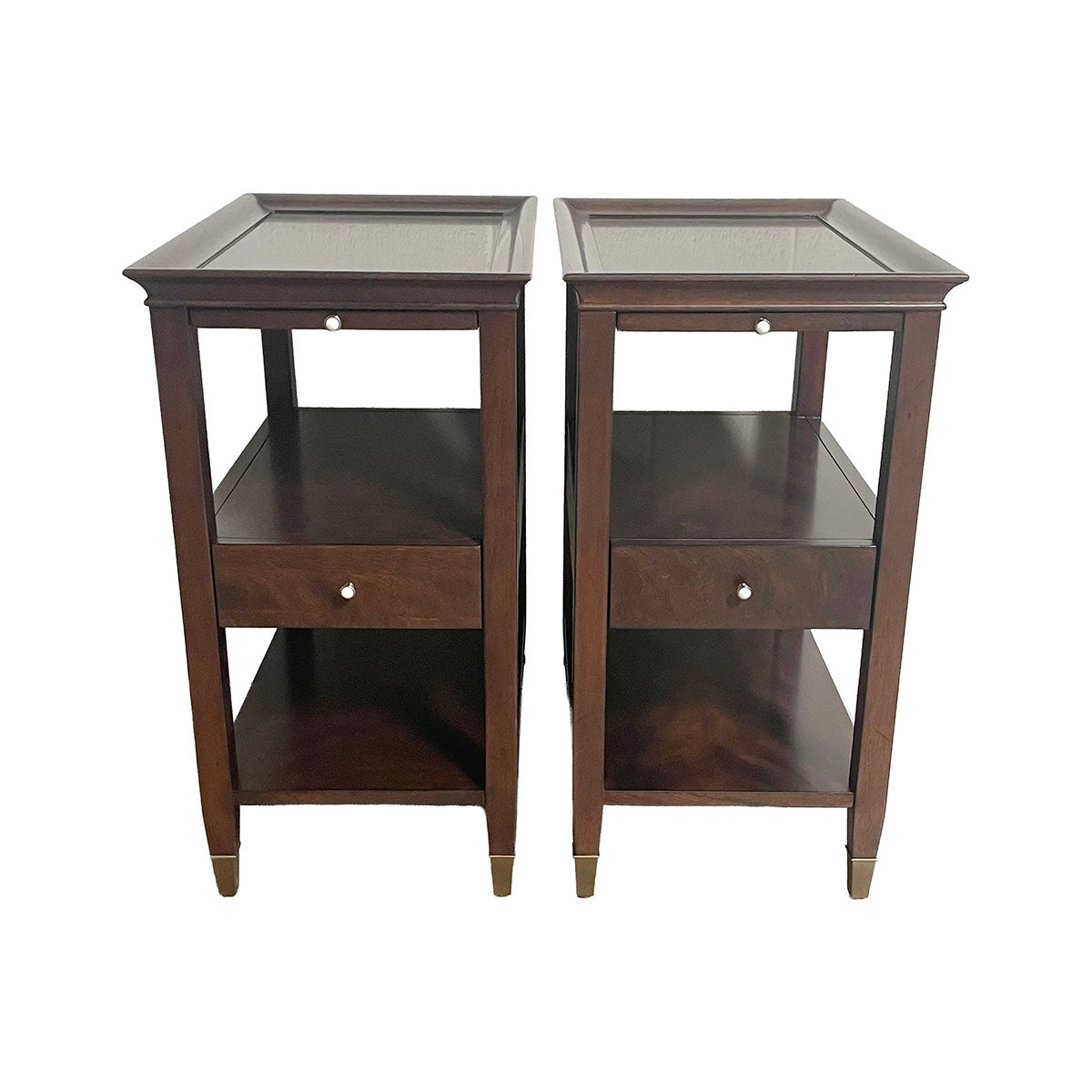 Pair of Woodbridge Furniture Speedwell End Tables