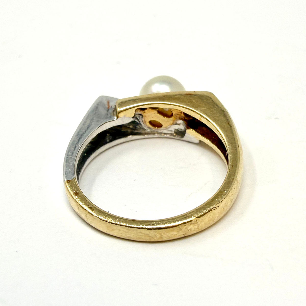 Pearl and Diamond Ring