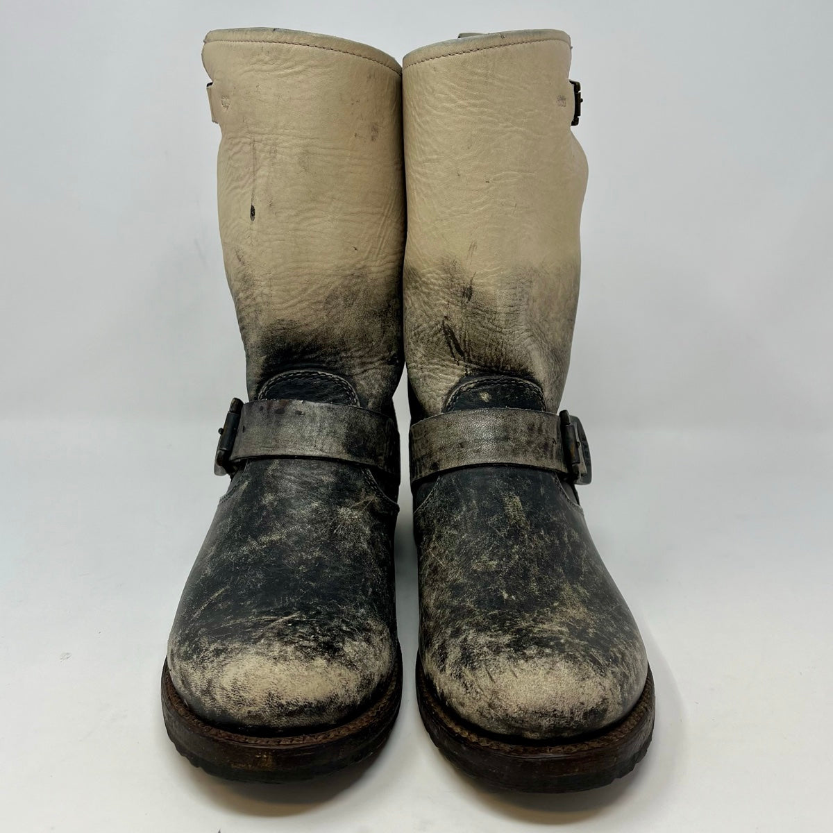 Frye Mid Calf Moto Boots