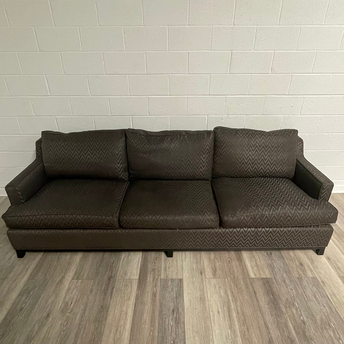 3 Seat Brown Sofa