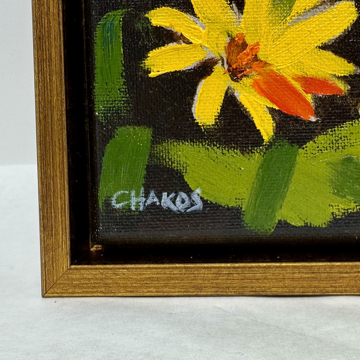"Yellow Coreopsis" Painting Signed