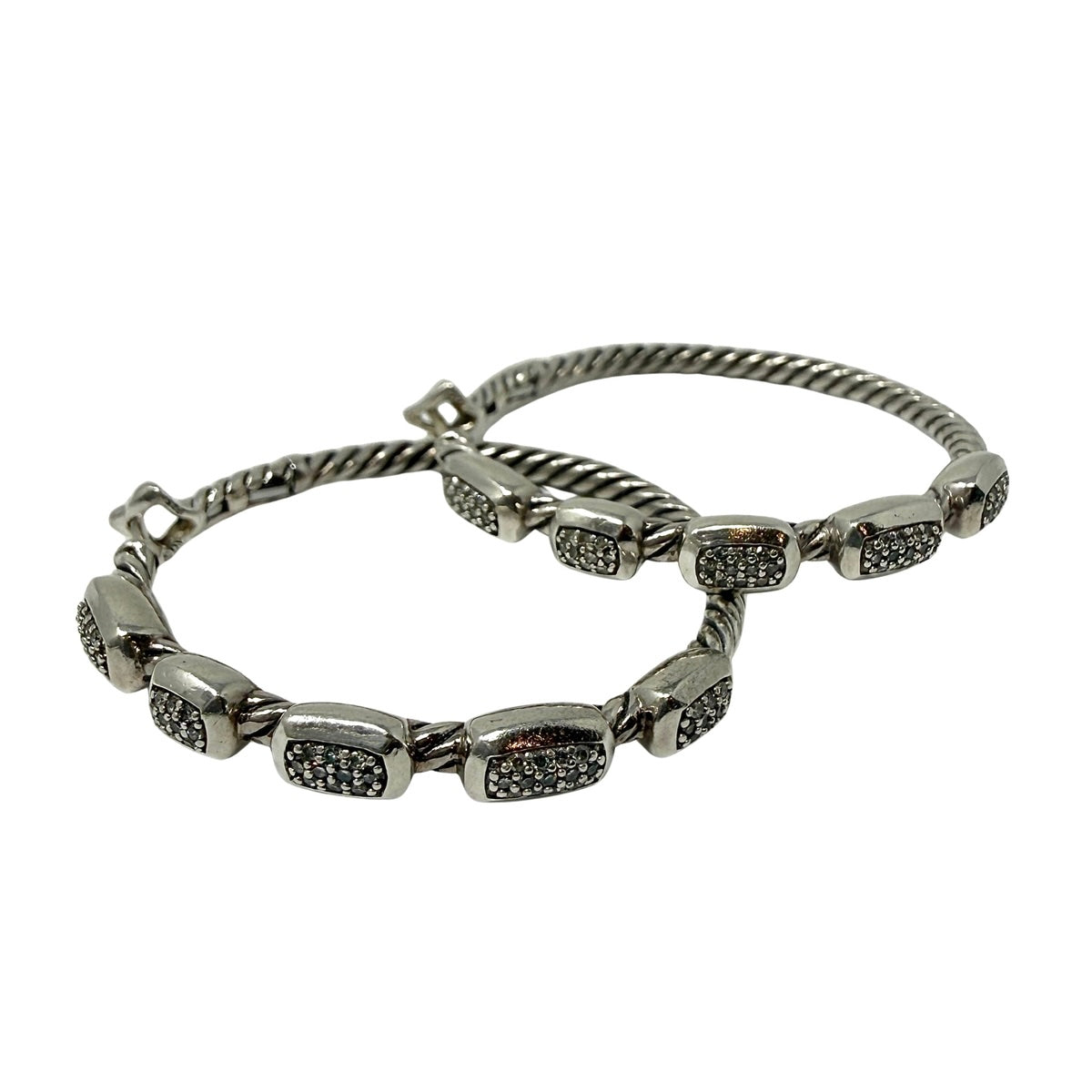 David Yurman Confetti Diamond Hoop Earrings