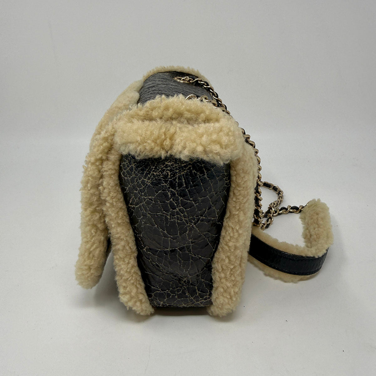 Chanel 2019 Shearling Flap Bag