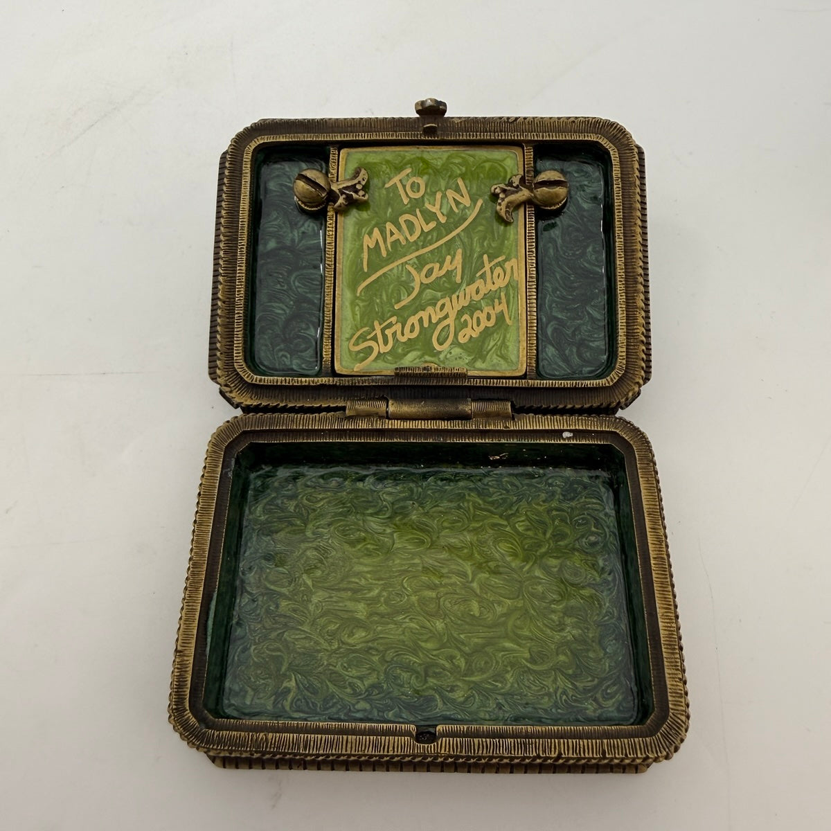 Jay Strongwater Trinket/Photo Box