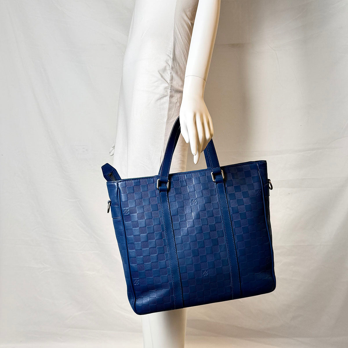 Louis Vuitton Tadao Damier Infini PM Leather Tote