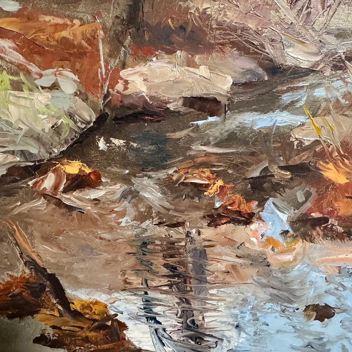 "Forest Pool" Painting