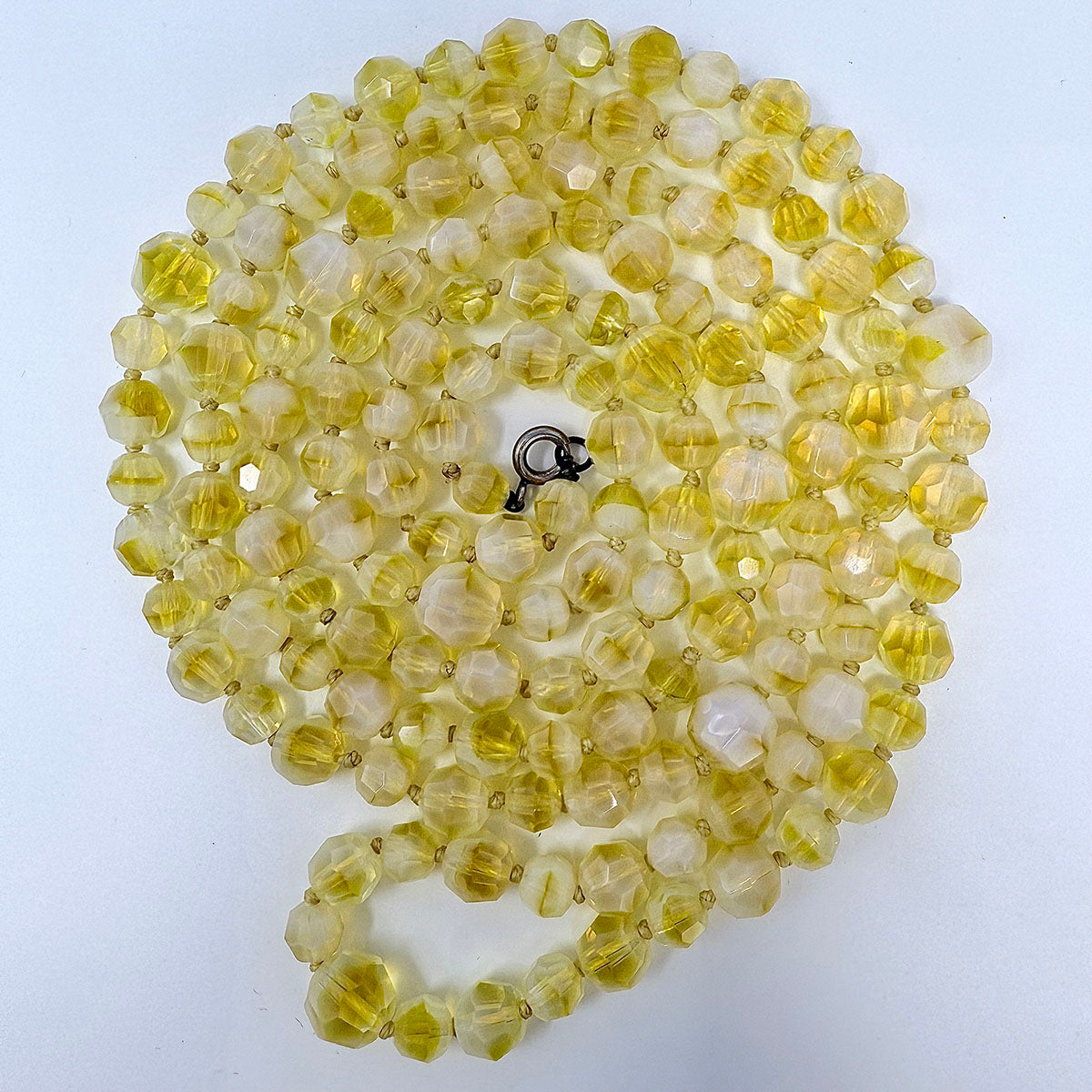 Uranium Hand Knotted Necklace