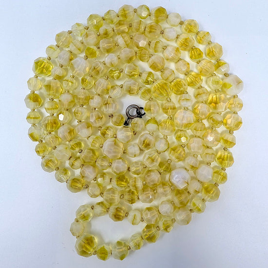 Uranium Hand Knotted Necklace