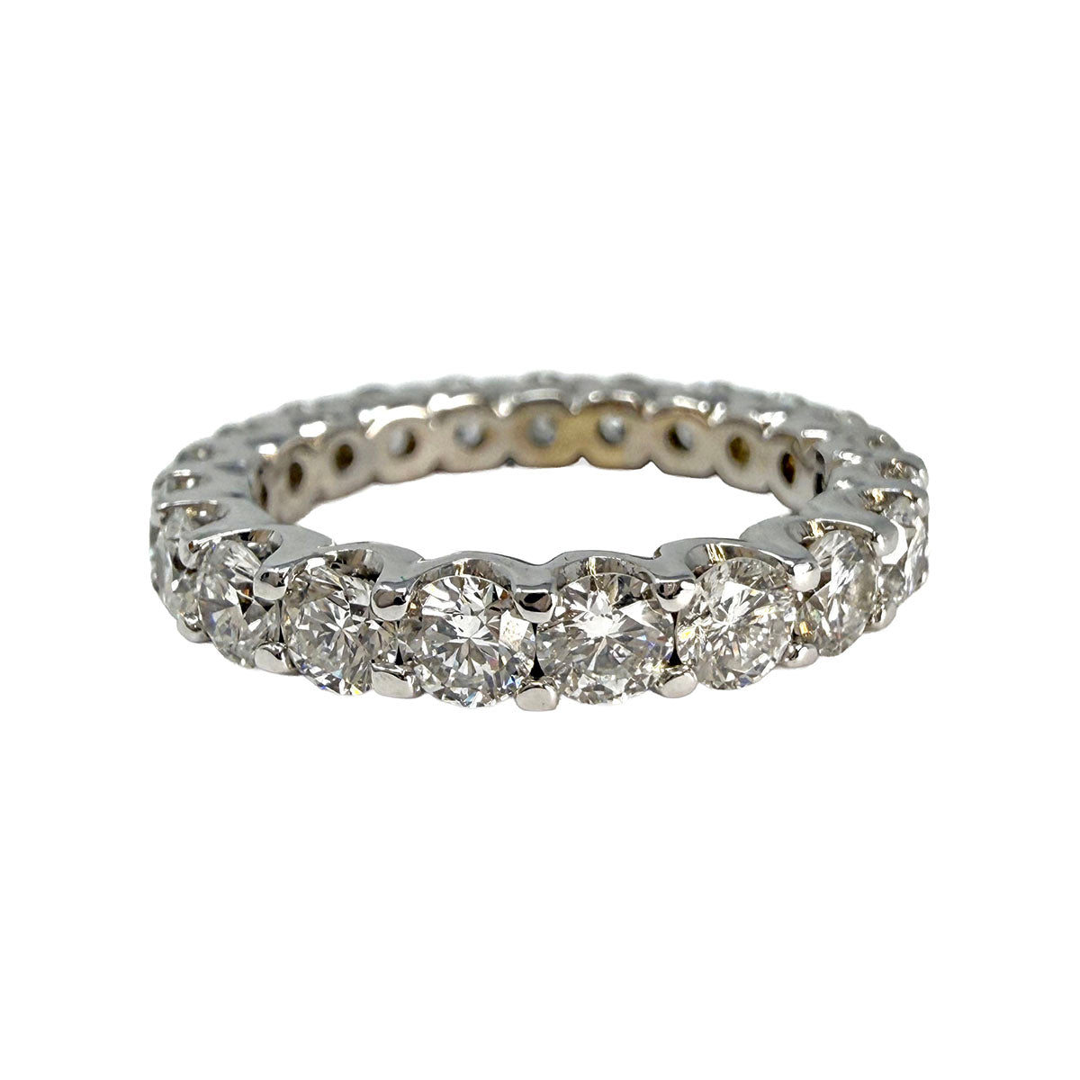 18K White Gold Diamond Eternity Ring