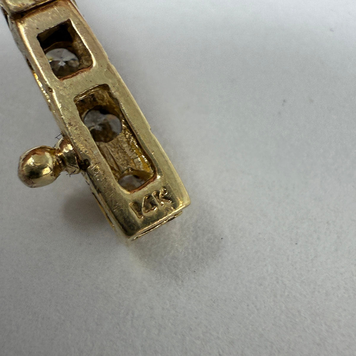 14K Gold Diamond Tennis Bracelet