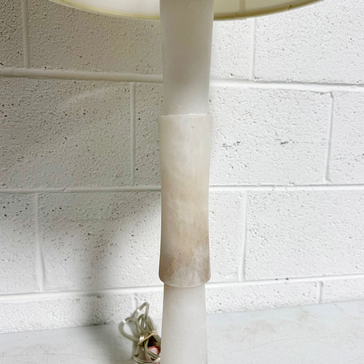 Alabaster Column Table Lamp