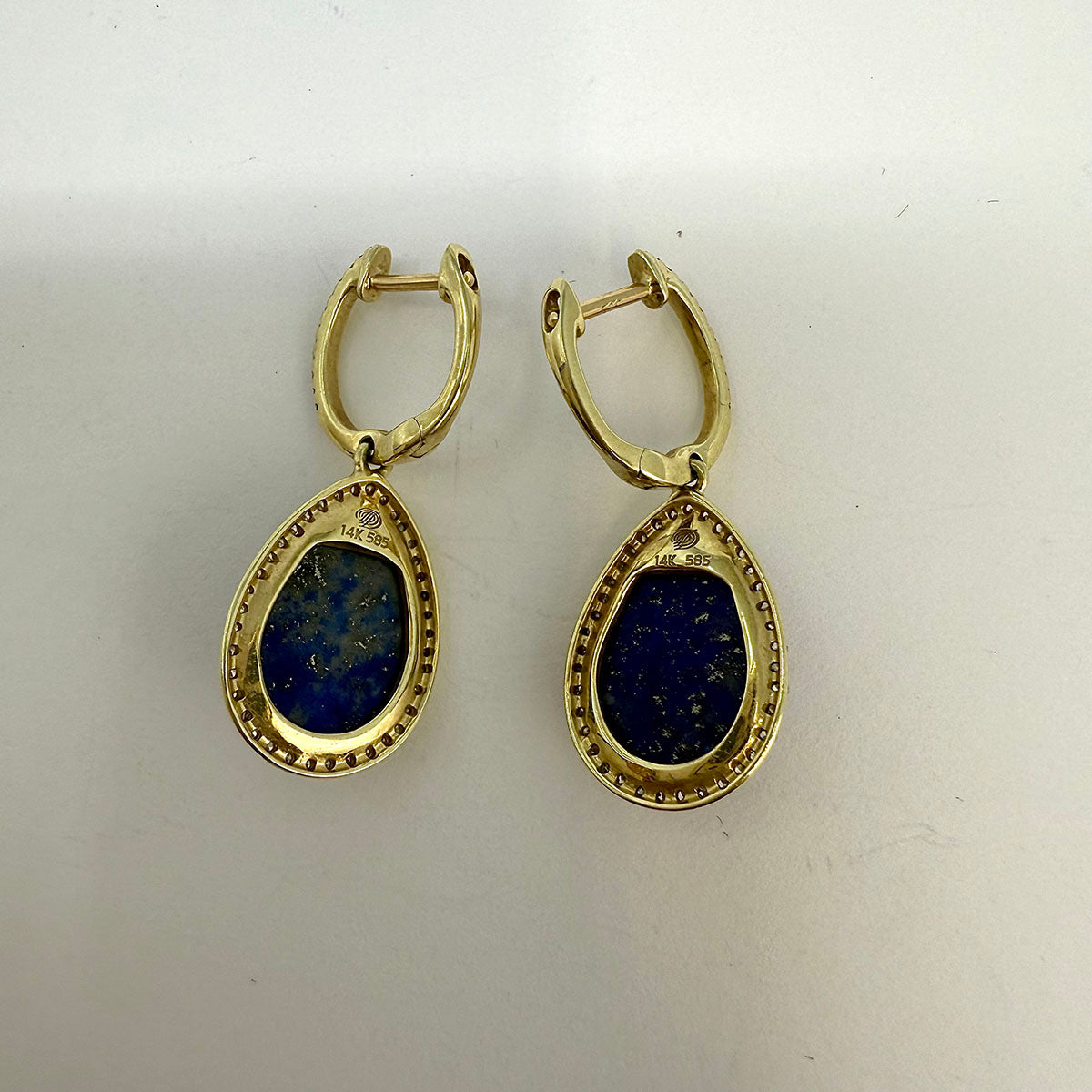 14K Lapis Earrings