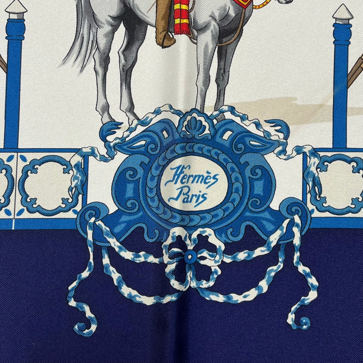 Hermes "Real Escuela Andaluza del Arte Equestre" Silk Scarf
