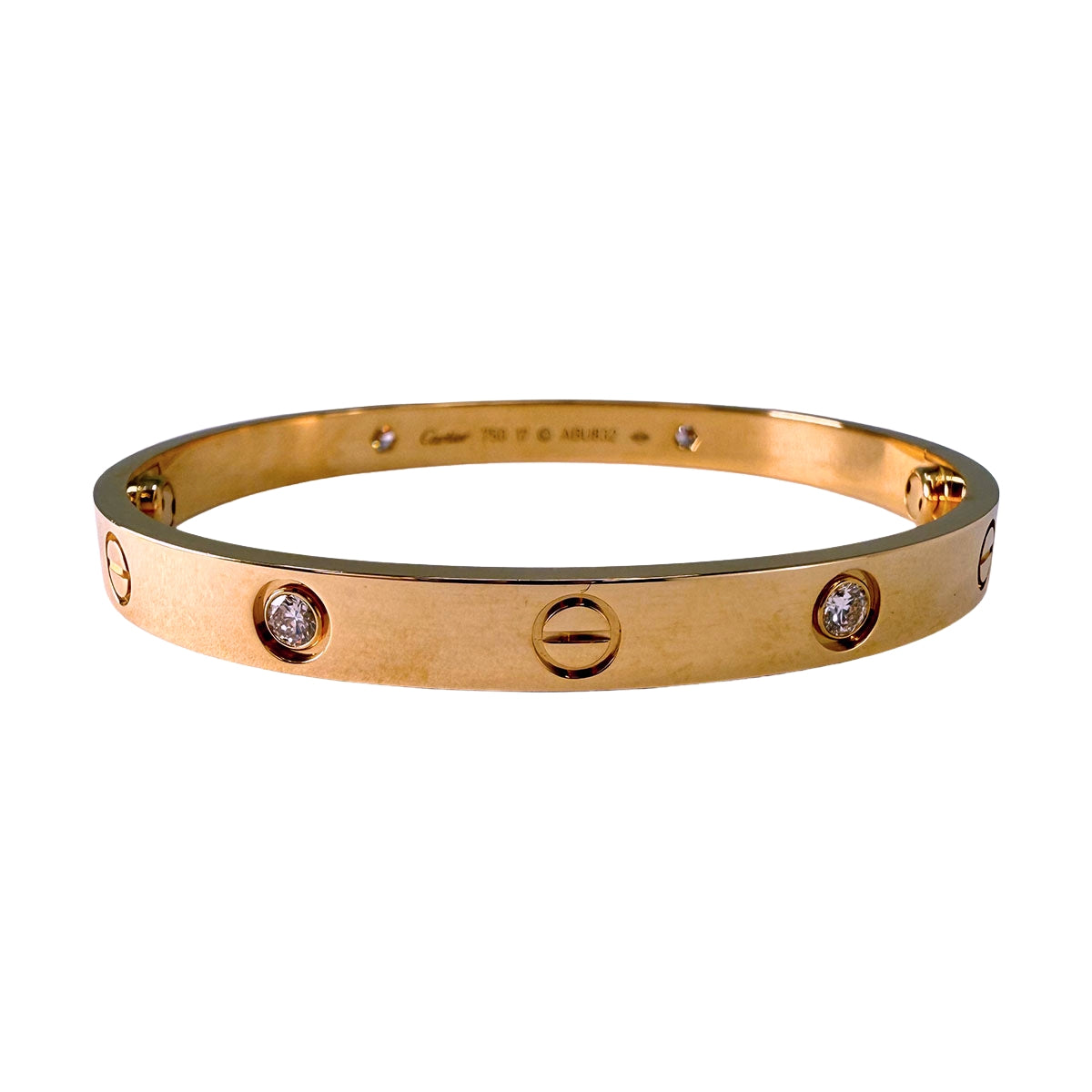 Cartier 4 Diamond LOVE Bracelet