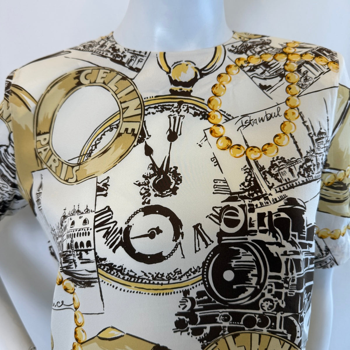 Celine Blouse with Pearl Design