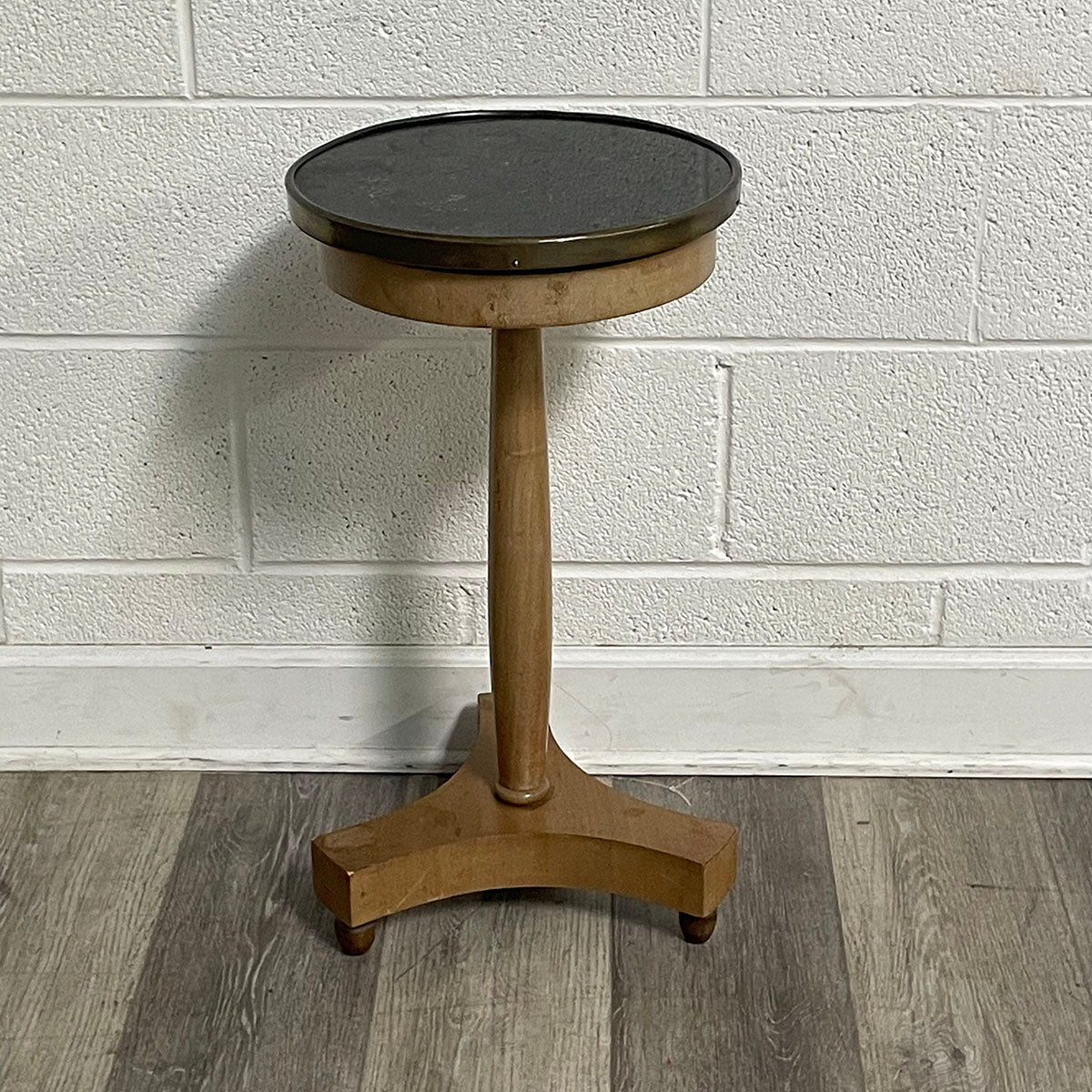 Round Marble Top End Table