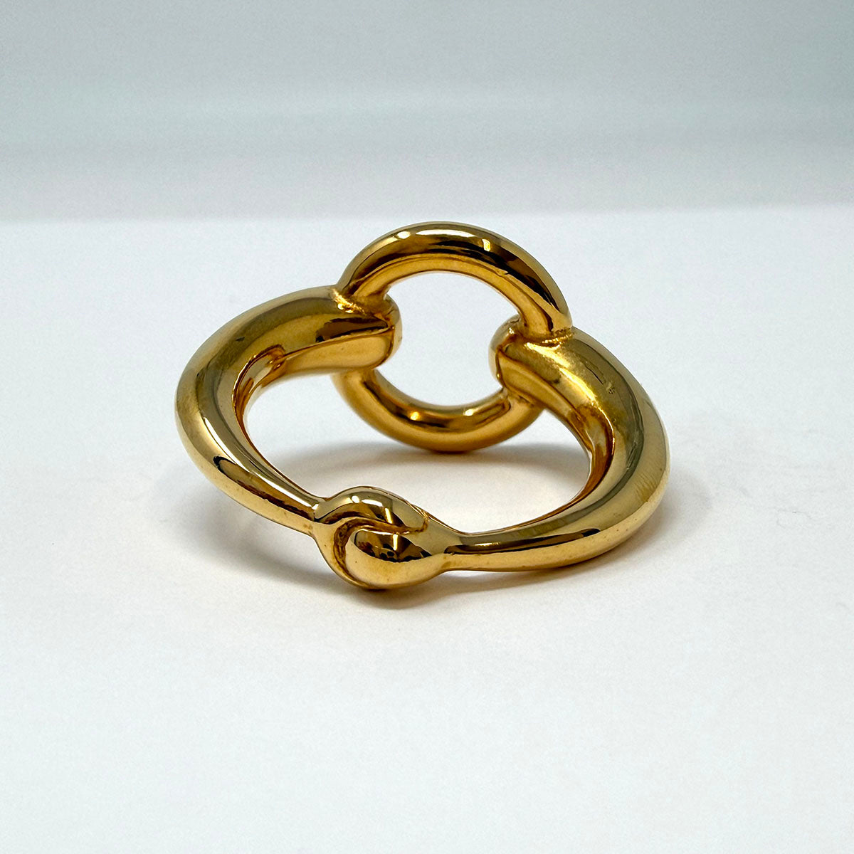Hermes Knot  Scarf Ring
