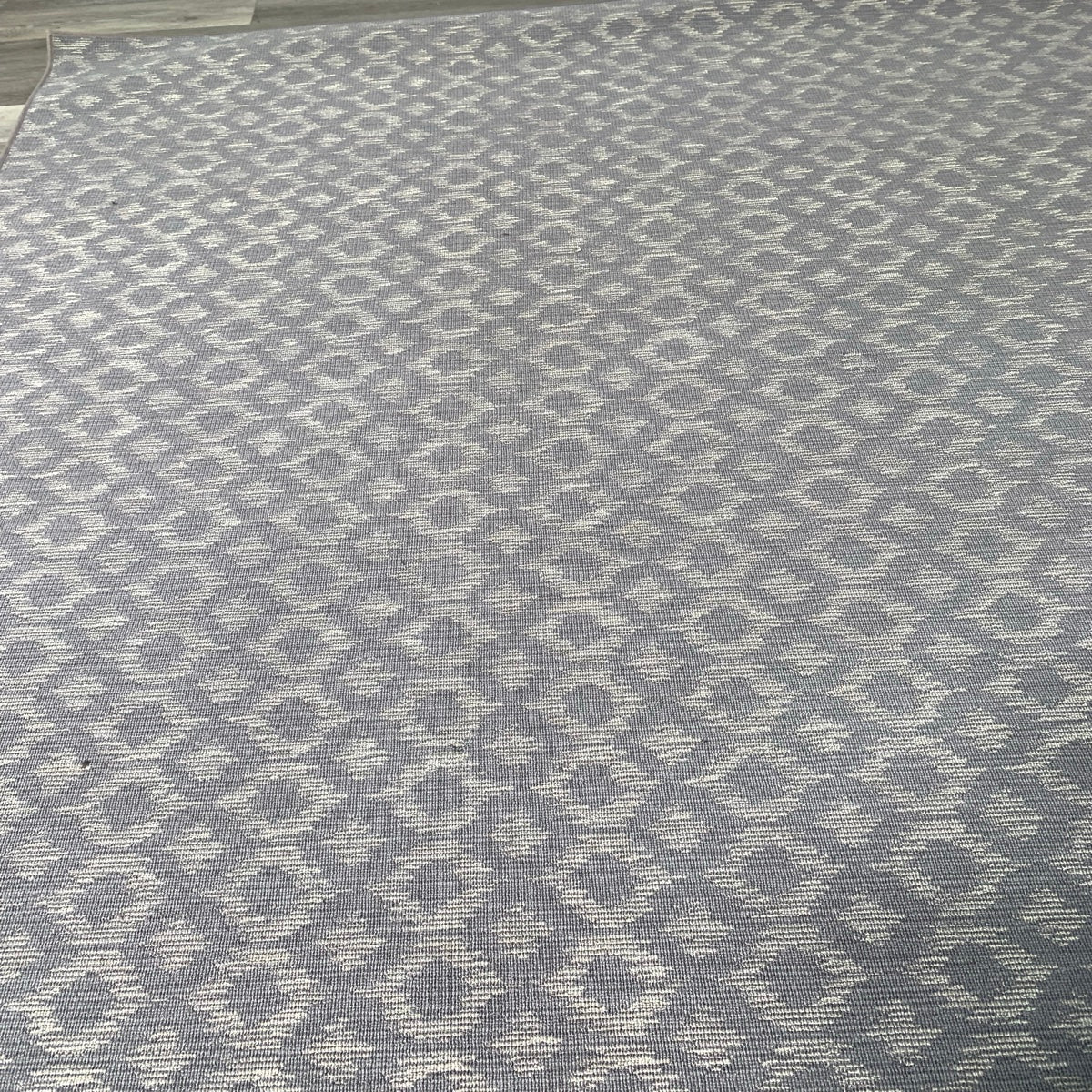 Gray and Tan Thin Low Pile Mat Rug