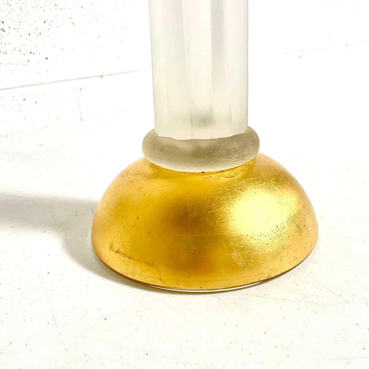 Set of 3 Murano Glass Candle Holders