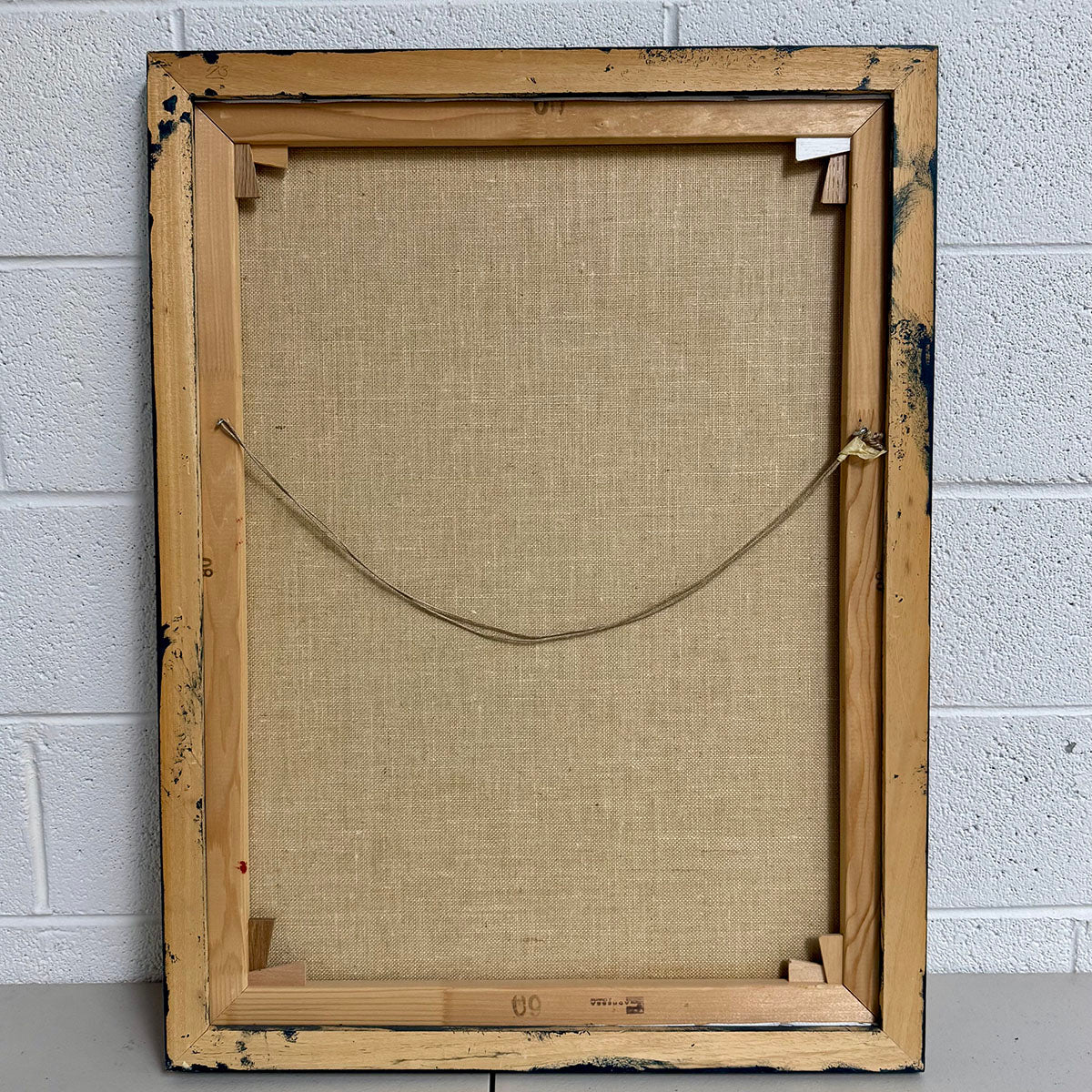 "European Shuttered Window with Flower Box" Signed and Dated '03