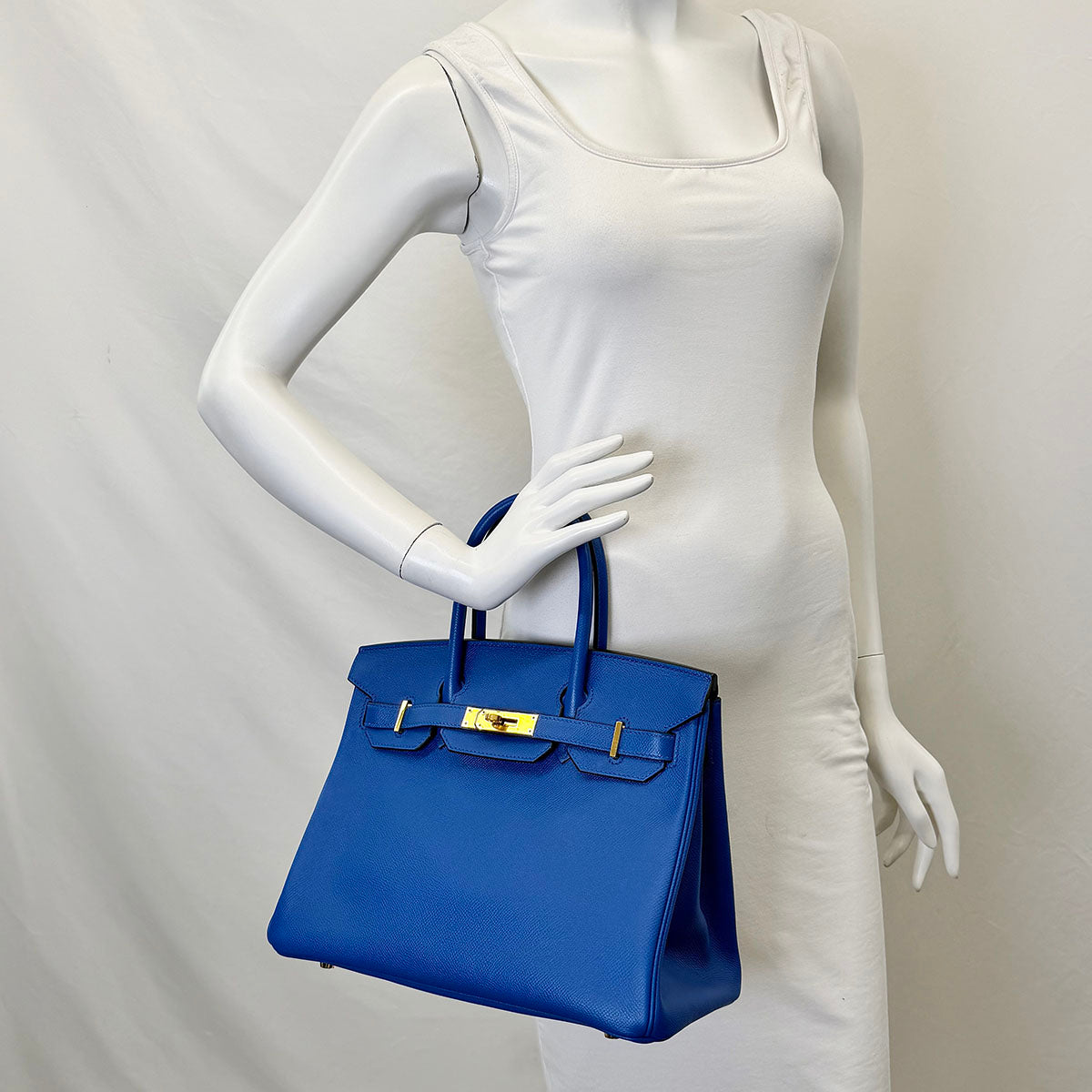 Hermes Epsom Birkin 30 Top Handle Bag