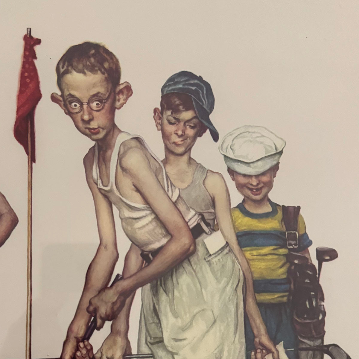 "Missed" Vintage Golf Poster