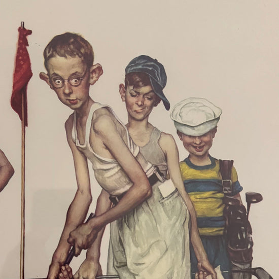 "Missed" Vintage Golf Poster