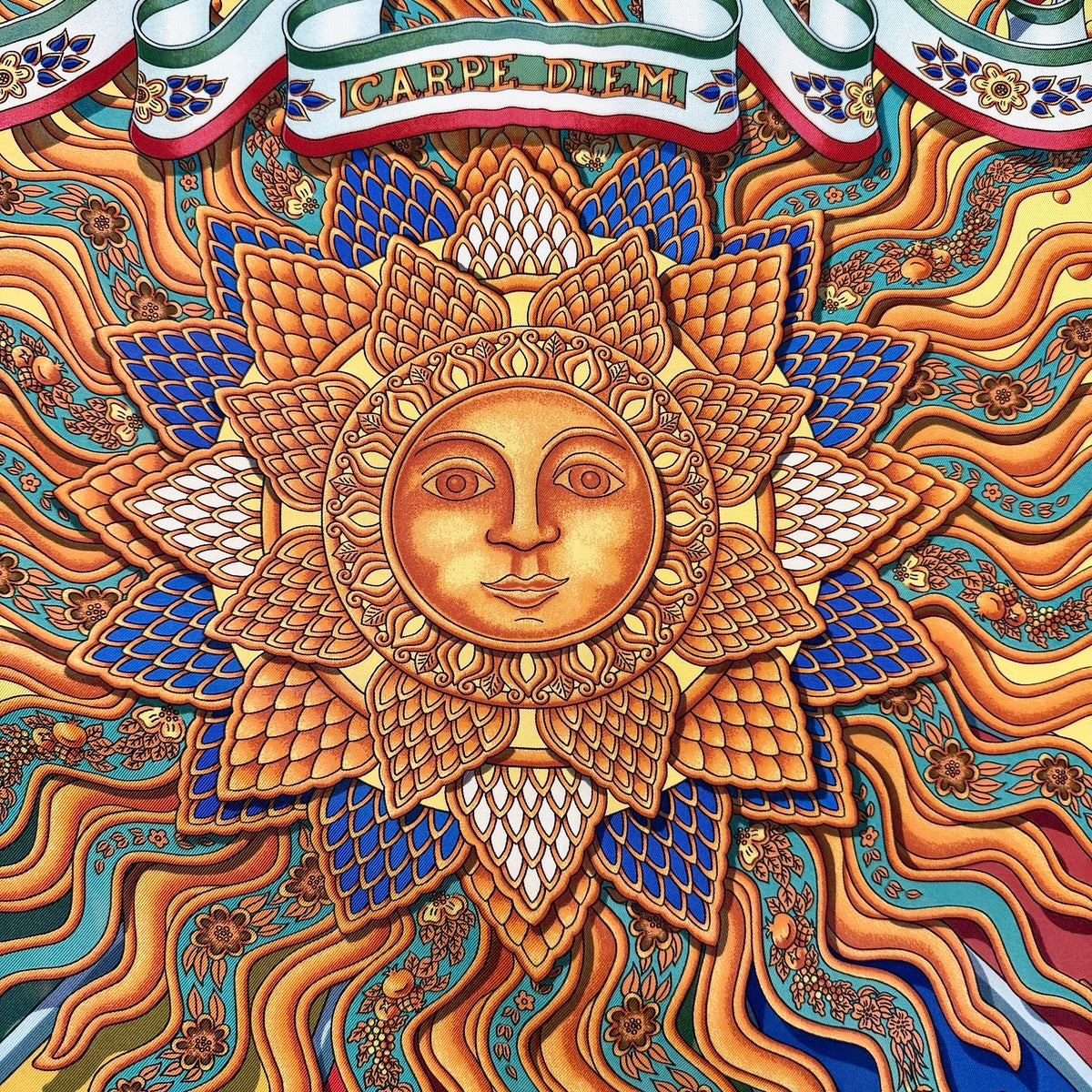 Hermes "Carpe Diem" Scarf