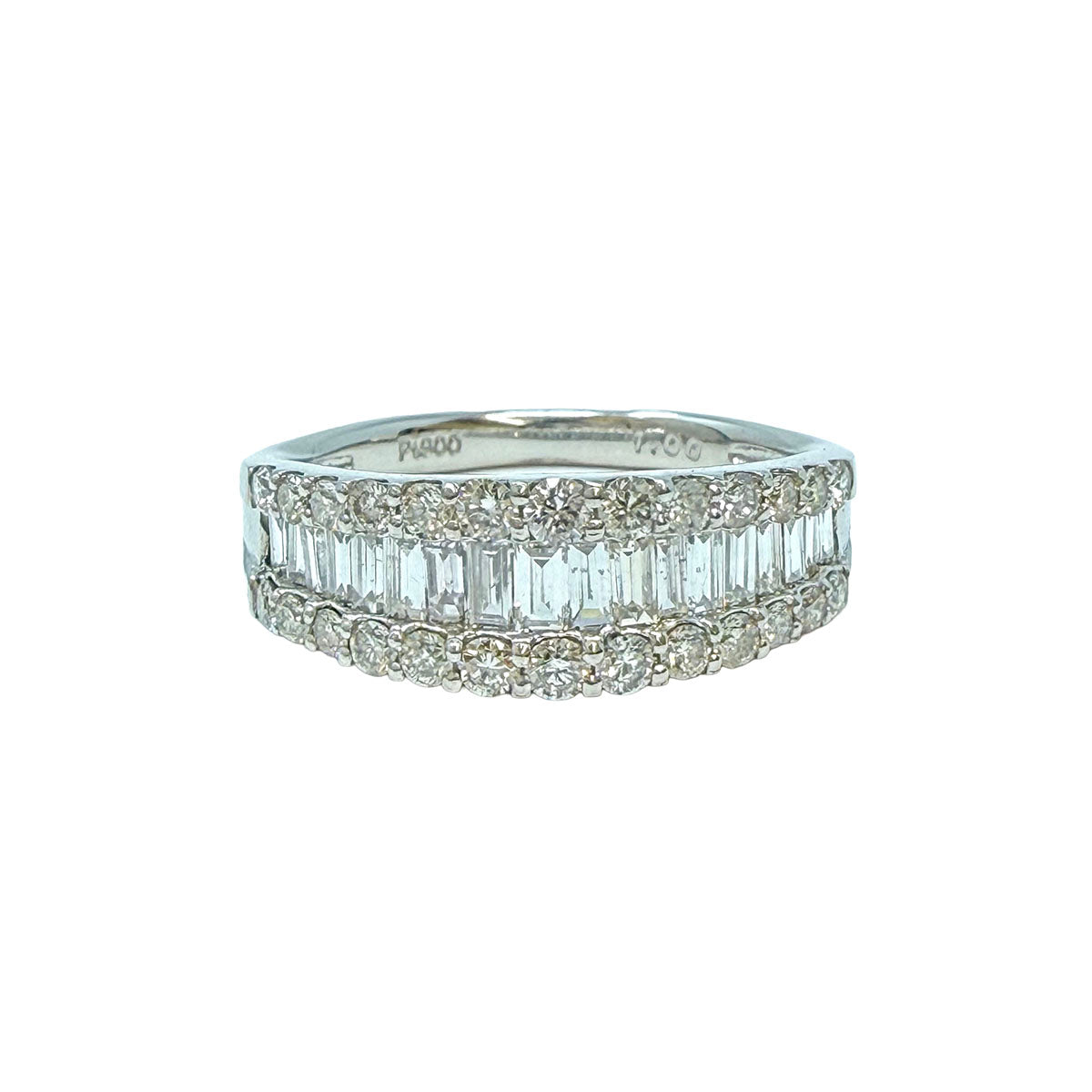 Platinum and Diamond Ring