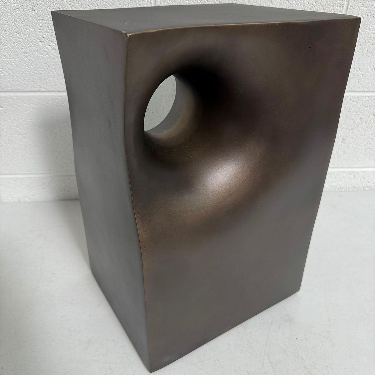 "Fried Egg" Pedestal Stand/Small Table