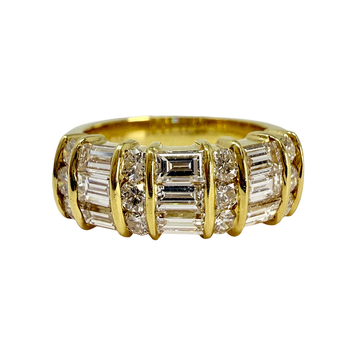 Jeff Cooper 18K Gold Diamond Ring