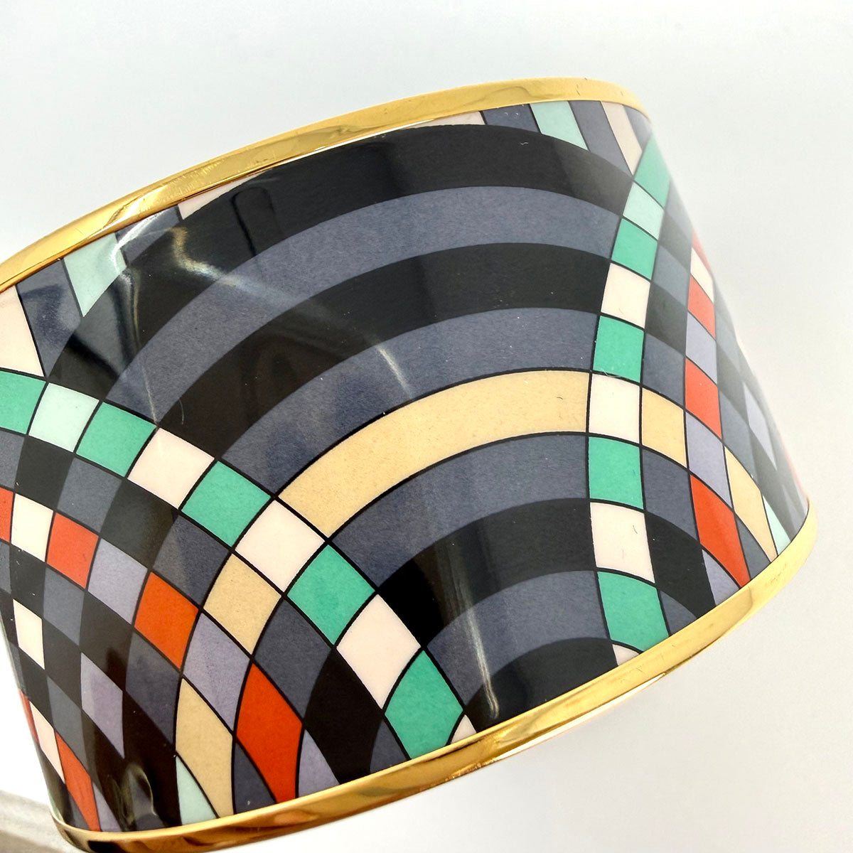 Hermes Extra Wide Bangle Bracelet