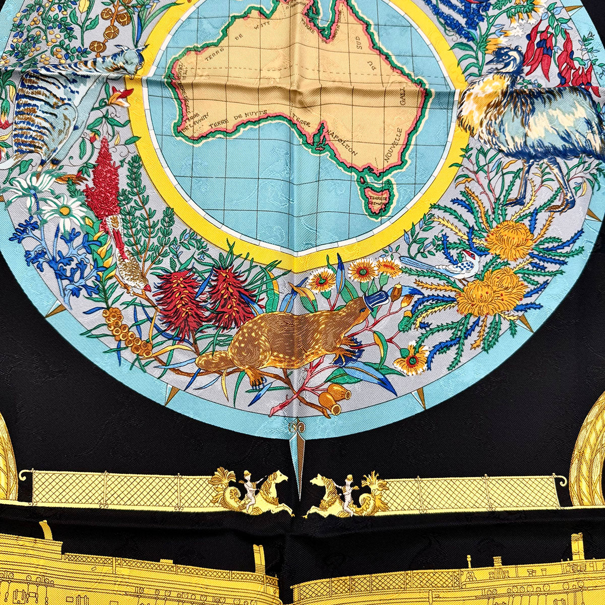 Hermes "Orbis Australis Dulces Exuviae" Scarf