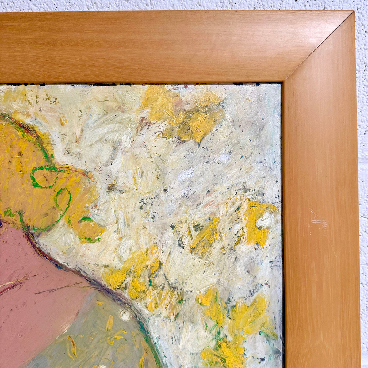 Blonde Lady Oil on Board