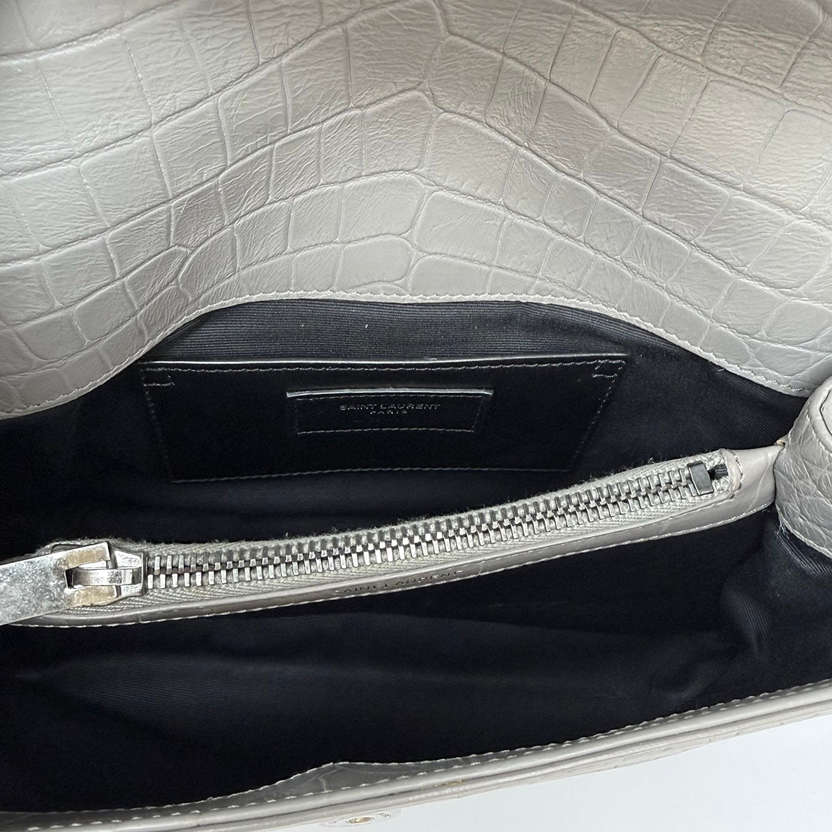 Saint Laurent Embossed Leather Crossbody