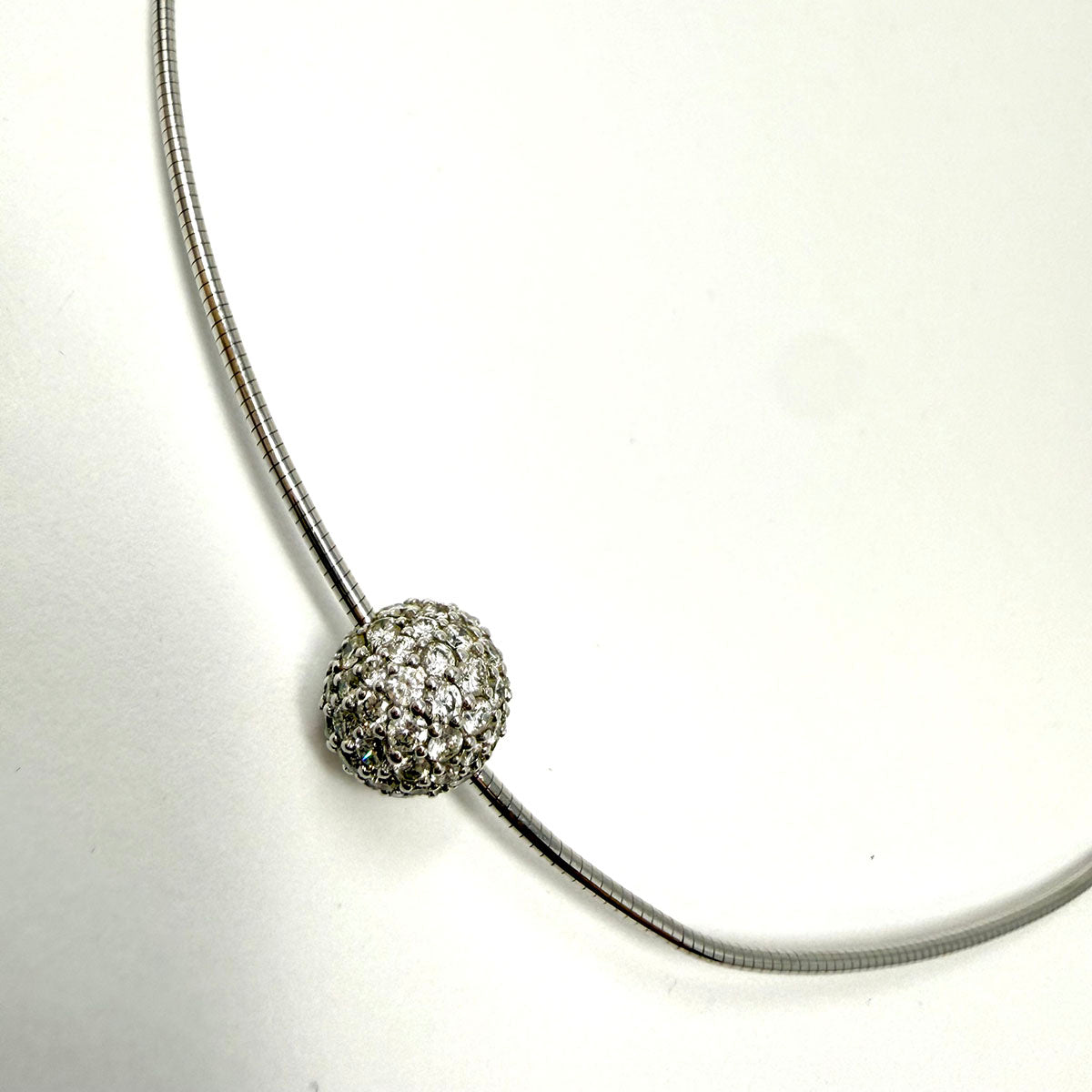 18K Diamond Choker